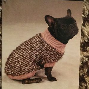 Zack & Zoey Brown Fuzzy Knit Gold Metallic Sparkle Sweater